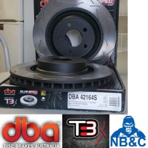 DBA42164S T3 FRONT SLOTTED ROTORS suit FORD MUSTANG GT FM 5.0L COYOTE V8 352mm