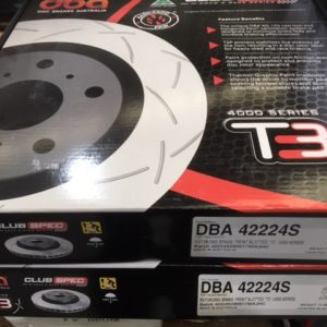 DBA42224S EXO X FRONT T3 SLOTTED ROTORS