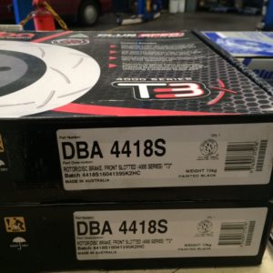 DBA4418S T3 SLOTTED ROTORS EVO 7 8 9