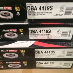 DBA4418S & DBA4419S EVO 7 8 9 SLOTTED ROTORS