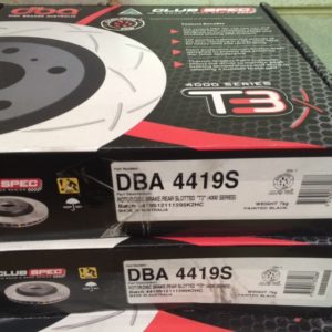 DBA4419S SLOTTED REAR ROTORS EVO 7 8 9