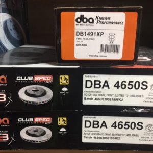 TOYOTA 86 DBA 4000 SERIES ROTORS & DBA DISC PADS