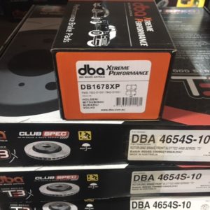 DBA4654S-10 &DB1678XP WRX-STI FRONT ROTORS & PADS