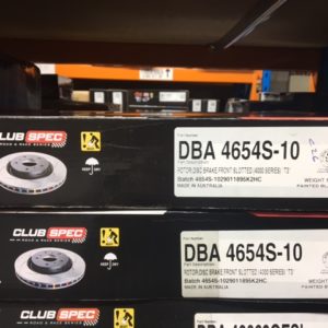 DBA4654S-10 WRX STI T3 DBA FRONT SLOTTED ROTOR