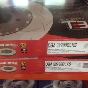 DBA52788BLKS GS-F SERIES FRONT SLOTTED ROTORS
