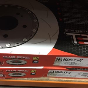 DBA5654BLKS-10 WRX-STI 5000 2PIECE ROTORS