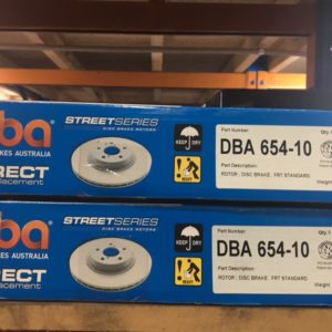 DBA654-10 WRX-STI FRONT ROTORS