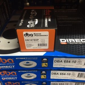 DBA654-10 DB1678XP WRX-STI ROTORS &PADS