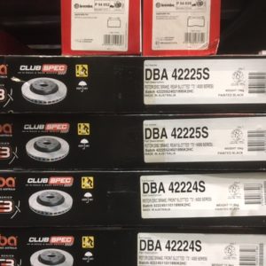 EVO X FRONT & REAR T3 ROTORS & BREMBO PADS