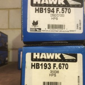 HB193F.670  FPV & GTP DISC PADS