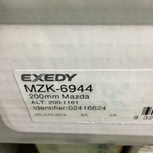 MZK-6944 MAZDA MX5 CLUTCH KIT NA 1.6 LTR