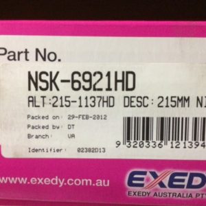 NSK-6921HD NISSAN PULSAR H/D CLUTCH KIT