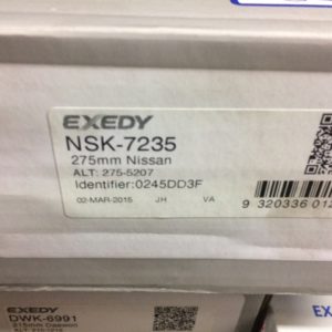 NSK-7235 NISSAN PATROL CLUTCH KIT Y61 TD42