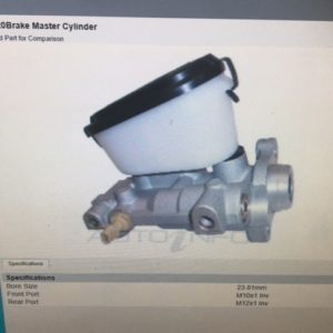 P10220 BRAKE MASTER VB VC VH & VK COMMODORE V8  & V6