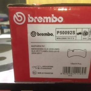 P50092 BF FPV 6 PISTON BREMBO FRONT PADS