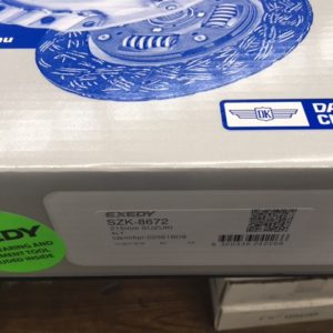 SZK-8672 SUZUKI SX4 CLUTCH KIT