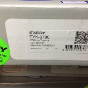TYK-6780 TOYOTA PRADO CLUTCH KIT