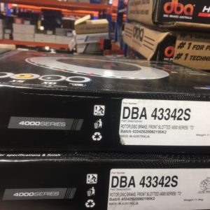DBA43342S KIA STINGER T3  FRONT ROTORS