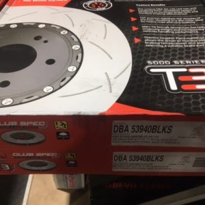 DBA53940BLKS 390MM FRONT CAMARO SLOTTED ROTORS
