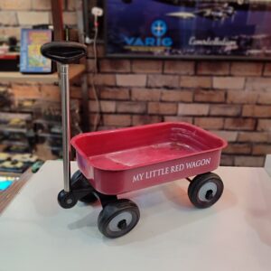 Carrinho My Little Red Wagon Miniatura de Metal