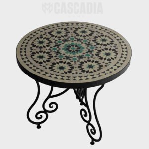 table en zellige fassi et der forgé poas chére