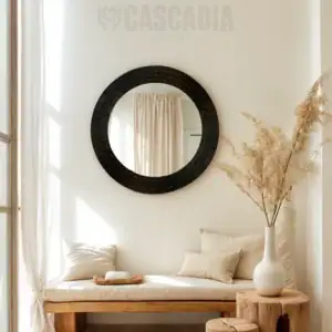 Alternative view of Miroir Golden Black