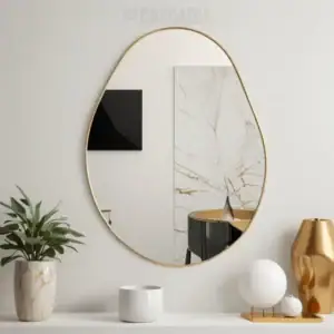 miroir losange cuivre Miroir losange mural en cuivre avec cadre fin, style contemporain, parfait pour une décoration intérieure élégante et unique. miroir décoratif en cuivre miroir mural design losange miroir cuivre moderne décoration intérieure miroir cuivre miroir artisanal forme losange miroir mural géométrique cuivre miroir salon cuivre élégant miroir en cuivre finition brillan