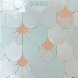 Carreaux de zellige traditionnel marocain Aspera faits main en plusieurs couleurs, prêts à poser