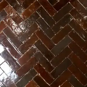Bejmate artisanal de Fès fabriqué à la main, revêtement traditionnel marocain idéal pour sols et murs sur mesure