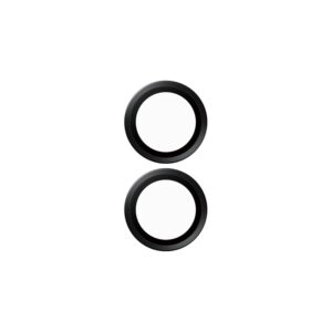 PanzerGlass Hoops Lens Screen Protector, Apple iPhone 16 / iPhone 16 Plus, Black