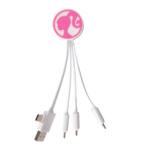 Barbie 5-In1 Cable, White