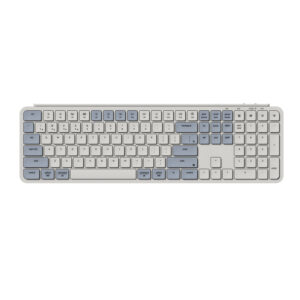 Keychron B6 Pro Ultra-Slim 100% Wireless Keyboard, Retro Blue