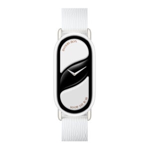 Xiaomi Smart Band 10 Magnetic Kona Leather Strap, Glacier White