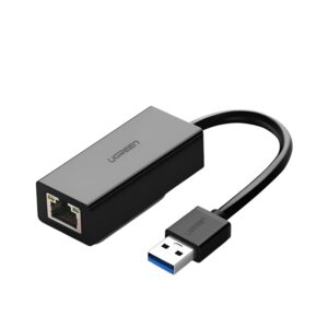 UGREEN CM111 USB3.0 to RJ5 Gigabit Ethernet Adapter, Black