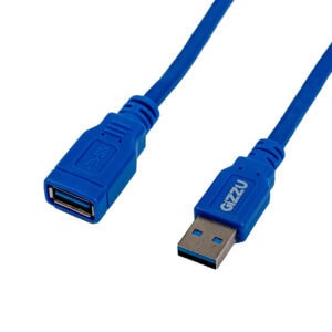 Gizzu USB 3.0 Extension Cable 5m, Blue