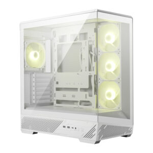 MSI MAG PANO 130R PZ ATX Gaming Chassis, White