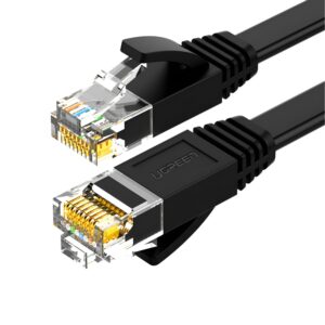 UGREEN NW102 Cat6 U/UTP Flat Ethernet Cable 5m, Black