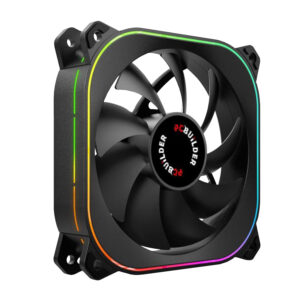 PCBuilder TORNADO CHILL 120mm ARGB Fan, Black