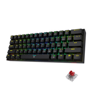 REDRAGON DRAGONBORN Wired Mechanical Keyboard RGB 67Key Design, Black