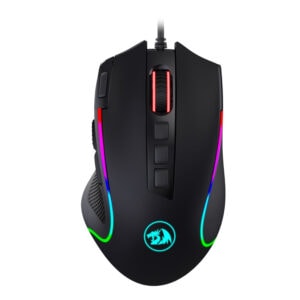 REDRAGON PREDATOR 4000DPI RGB Ergo Gaming Mouse, Black