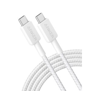 ANKER 322 USB C-USB C 1.8 Metre Braided Cable, White