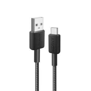 Anker 322 PowerLine USB A to USB C 0.9M Cable, Black
