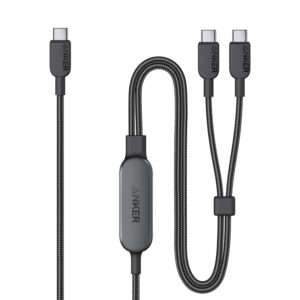 Anker 2-In-1 USB-C To USB-C Cable 140W 1.2M Cable, Black