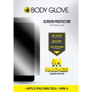 Body Glove Tempered Glass Screen Protector, Apple iPad Mini(2024)/iPad Mini 6