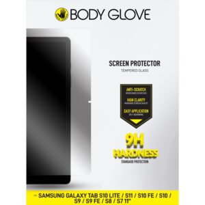 Body Glove Tempered Glass Screen Protector, Samsung Galaxy Tab S11/S10 Lite/S10/S9/ Tab S9 FE / Tab S8 / Tab S7