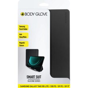 Body Glove Rugged Silicone Smartsuit, Samsung Galaxy S10 Lite/S9/S9FE, Black