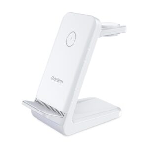 Choetech Fast Wireless 4 In 1 Magnetic Charging Stand T608-F 15W, White