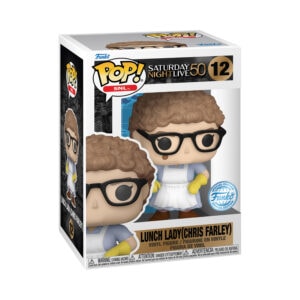 Funko Pop! SNL: Saturday Night Live 50, Lunch Lady (Chris Farley)(Special Edition)