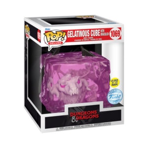 Funko Pop! Deluxe: Dungeons & Dragons, Gelatinous Cube With Dracolich (Special Edition)(Glows In The Dark)