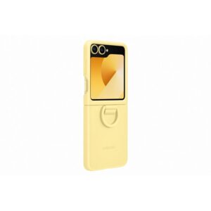 Samsung Silicone Cover With Ring, Samsung Galaxy Z Flip7 FE/Flip6, Yellow